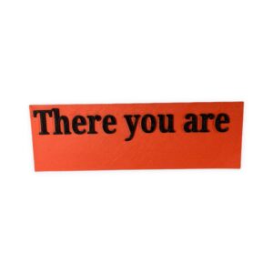 3D Printed Bookmark  - There You Are (Secret Message Bookmark!)