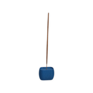 Low Profile Incense Stick Holder in sappire blue by Leafprints.3d