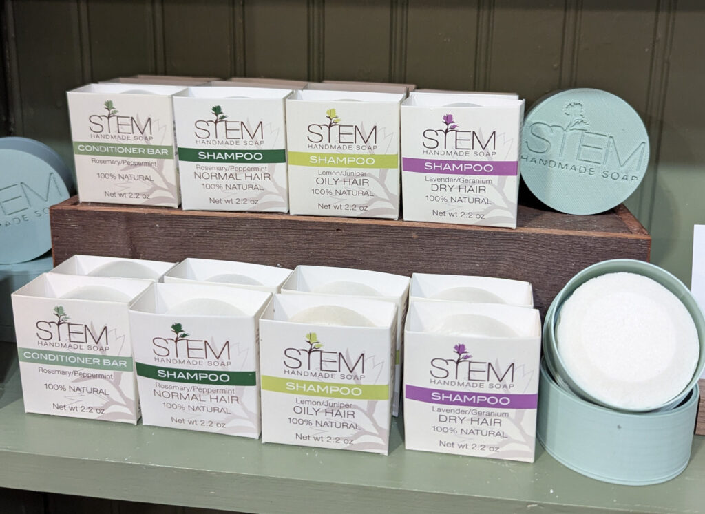 STEM Handmade Soap Shampoo Holders by Leafprints.3d