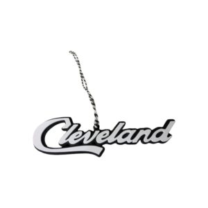 Cleveland Script Holiday Ornament