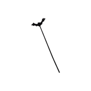 An 8 inch grooved soil probe with a bat on the top as a handle.